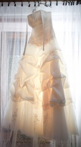 Glamourous Wedding Dress in Window