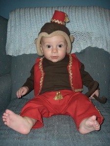 Wind-Up Monkey Baby Halloween Costume