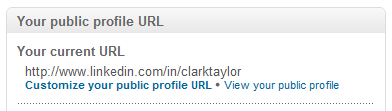 Edit My Public Profile URL from Linkedin