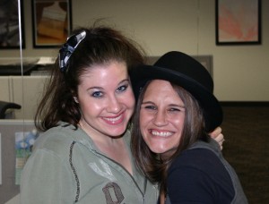 Jenna and Lisa Marie - Crazy Hat and Hair Day