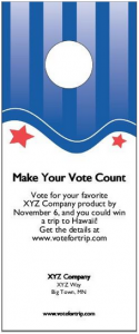 123Print fall marketing tip: tie your promotion to the election.