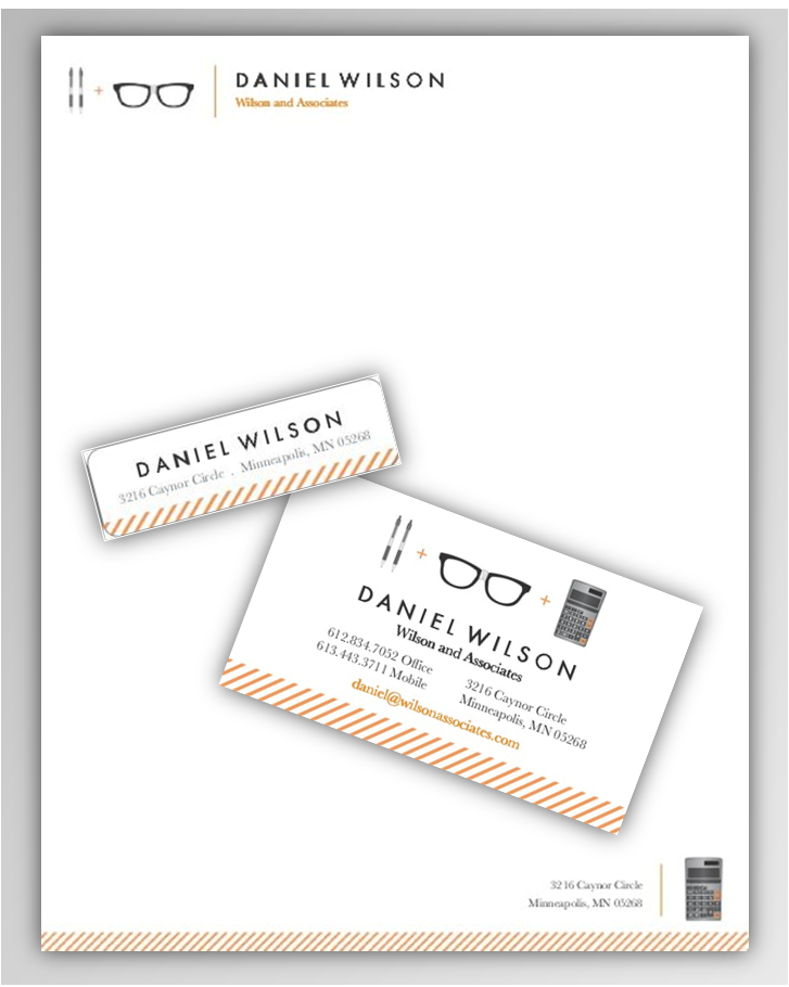 123Print Business Stationery: "Geeks United"