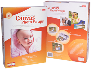 123Print YouFrame Photo-to-Canvas Triple Pack