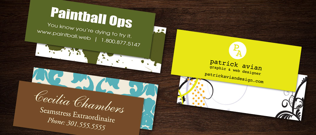 Make a Big Statement with a Mini Business Card from 123Print