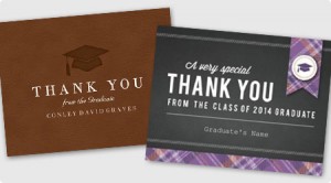 Graduation Thank You Cards from 123Print