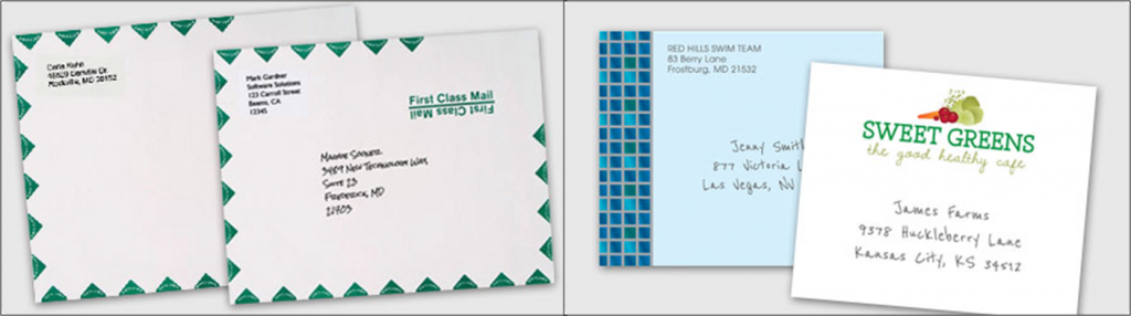 Envelopes and Mailing Labels from 123Print