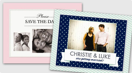 Save the Date Notecards from 123Print