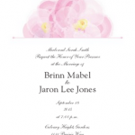 123Print Graceful Heirloom Wedding Invitations  Blush Pink and White